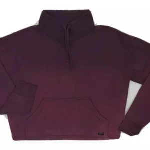 RVCA Long Sleeve Sweatshirt Sweater ~ Burgundy ~ Size Womens Small