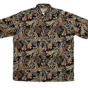Cooke Street Hawaiian Aloha Shirt Reverse Print - Size Mens Large
